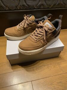 NIKE ナイキ エアフォースワン カーハート AIR FORCE 1 エアフォース1 サイズ27.5 カーハート×ナイキ 美品 FCRB ブリストル