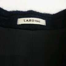 ラルディーニ LARDINI アルパカ ウール混 シングル チェスターコート サイズ38 リデア国内正規品 モヘア ネイビー_画像6