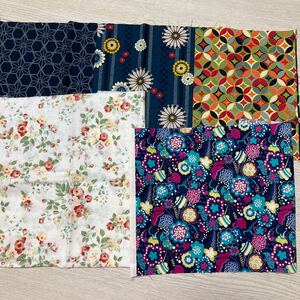 はぎれ 花柄 綿 ハンドメイド