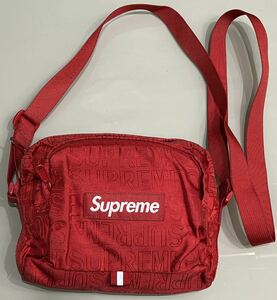正規品　シュプリーム Supreme 19ss ショルダーバッグ s Shoulder bag 赤　CORDURA ボディーバッグ