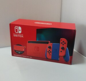 限定カラー ニンテンドースイッチ本体 マリオレッド × ブルーセット 新品未使用 箱に多少傷みアリ switch