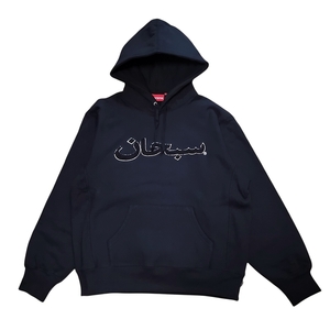 WB828 Supreme シュプリーム 21FW Arabic Logo Hooded Sweatshirt アラビックロゴ スウェット パーカー Mサイズ ブラック 未使用 ●80