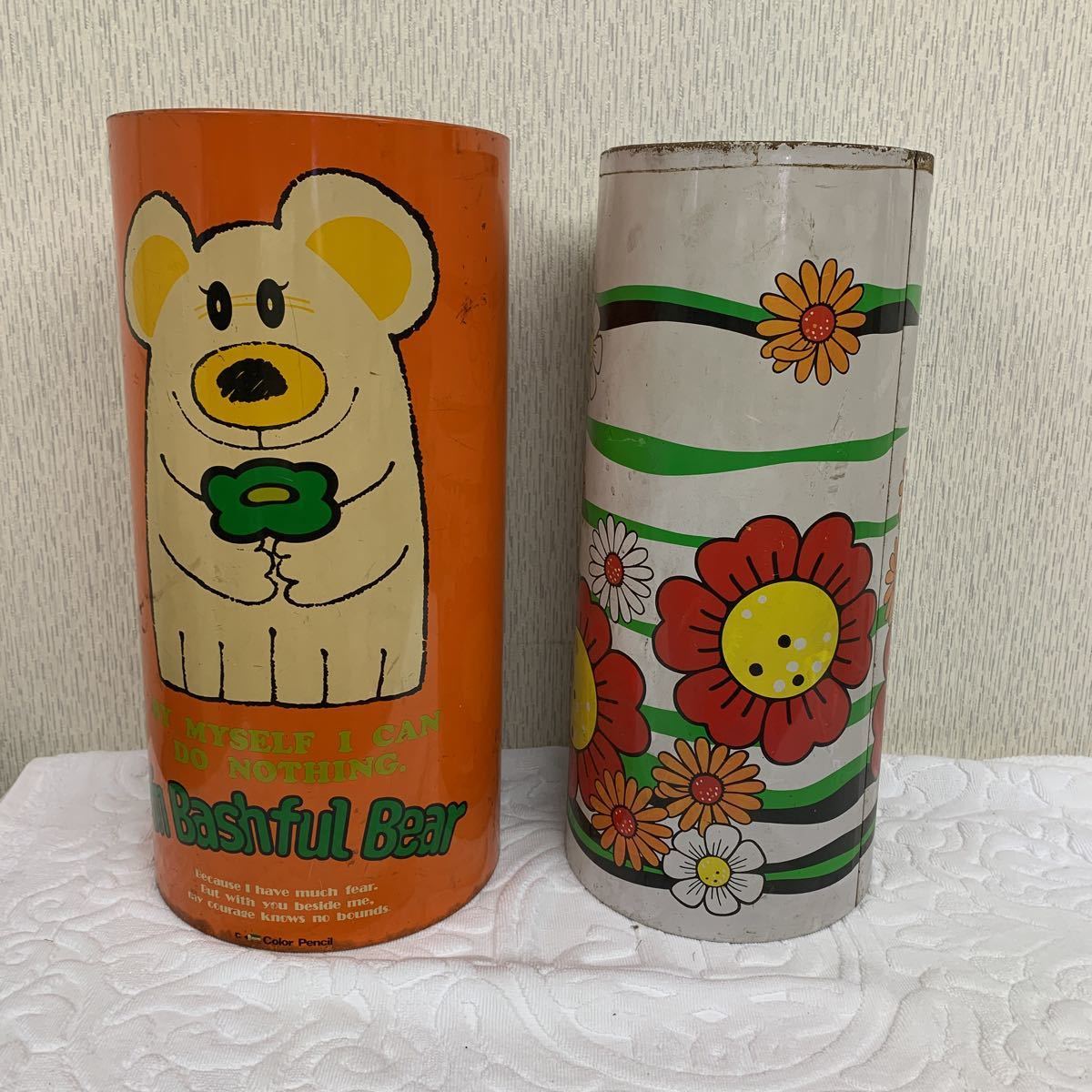 在庫処分大特価!!】 【稀少】松田聖子 ゴミ箱 昭和 レトロ - 雑貨