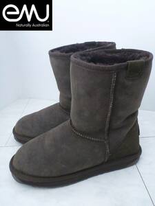 EMU Emu * tea Brown mouton boots 25