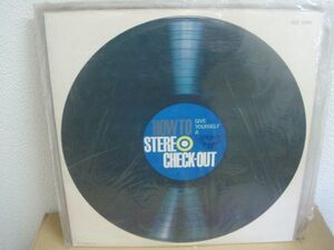 LPレコード How To Give Yourself A Stereo Check-Out あなたの再生装置をチェックしよう ジャック デ マニオ イシュトヴァン・ケルテス