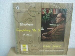 10インチ ベートーヴェン交響曲第5番 運命 カール・ベーム ベルリン・フィルハーモニー 日本グラモフォン LG-1047 ペラジャケベートーベン