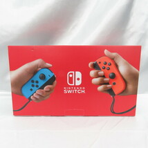 【未使用品】NINTENDO SWITCH ニンテンドースイッチ ネオンブルー/レッド HAD-S-KABAA(JPN) 2019年8月発売モデル ※保証開始済み 902132001_画像2