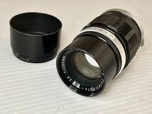 OLYMPUS PEN F 1:3.5 f=100mm E zuiko Auto-T フード ケース付 オリンパス フィルムカメラ 昭和35年販売 レトロ ヴィンテー_画像1