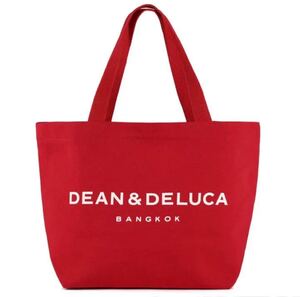 DEAN&DELUCA トートバッグ バンコク ディーン&デルーカ ディーンアンドデルーカ レッド