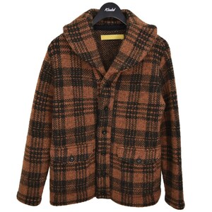 オールドジョー OLD JOE　 FANCY CHECK KNIT ショールカラーウールジャケット 12-A/W-FNCK 商品番号：8066000186948