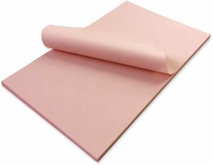 ペーパーエントランス 緩衝材 紙 梱包材 包装紙 32cm×50cm ラッピング クッション材 ピンク 80枚 55093