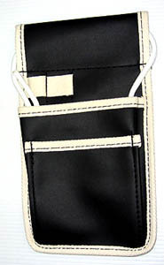 レザー ミニ釘袋 人工皮革簡易タイプ/ 腰袋 ポーチ ネイルバッグ