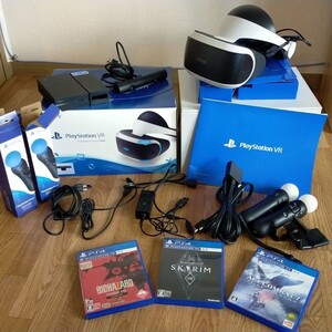 早いもの勝ち!PlayStation VR Camera 同梱版 PSVR ソフト3本 モーションコントローラー2本付