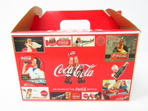 Coca Cola コカ・コーラ 100YEARS OF THE Coca Cola BOTTLE グラス6個セット 箱付き♪NB1148