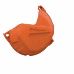 クラッチカバー POLISPORT (KTM)XC-F/SX-F 250/350 16~21年式 オレンジ モトクロス 正規輸入品 WESTWOODMX