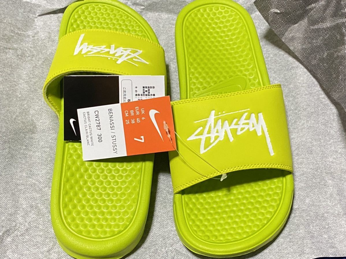 Nike Benassi × Stussy サンダル 27.0cm カクタス サンダル