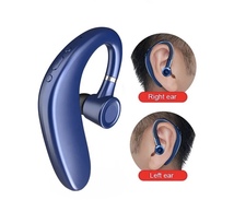 Bluetooth　イヤホン　ワイヤレスイヤホン 耳掛け型　イヤフォン イヤホンマイク 片耳　USB 充電 高音質 超軽量　テレワーク　ブルー　21_画像6