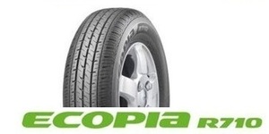 ○BS エコピアR710 195/70R15 106/104L♪195/70/15 195-70-15 ECOPIA R710 バン用