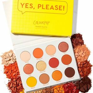 ★used★ カラーポップ　colourpop イェスプリーズ　yes please イエベ　海外コスメ　ウォームトーン　ブラウン