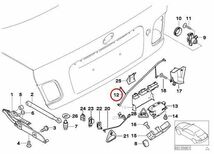 BMWセダンE46キーシリンダー325iトランクロック318i接続ロッド320i323i328i330i330xiリア316iトランク51 24 8 203 772棒51248203772 AV25_画像4