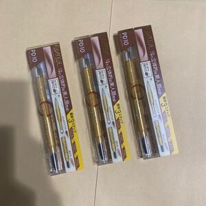 エクセル パウダー&ペンシル アイブロウEX (PD10 ピンクブラウン)×3個