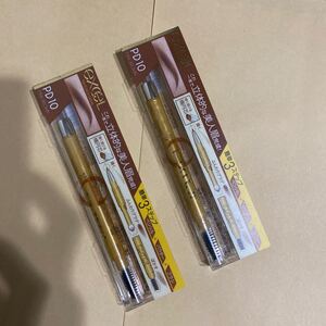 エクセル パウダー&ペンシル アイブロウEX (PD10 ピンクブラウン)×2個
