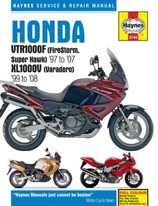 整備書 整備 修理 マニュアル HONDA ホンダ VTR1000F FireStorm Super Hawk 1997 2007 XL1000V Varadero 1999 - 2008 ^在