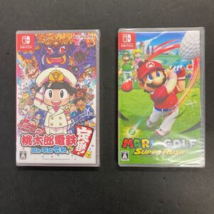 【Switch】 マリオゴルフ スーパーラッシュ、桃太郎電鉄2本セット