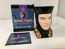 【未使用】 Star Trek collectibles ceramic figural mug q スタートレックセラミックフィギュアマグ Q_画像1