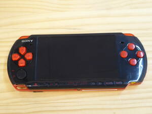 (G06-73) 中古品 SONY PSP 本体のみ PSP3000 ブラック/レッド 動作OK