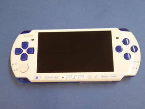 (G07-73) 中古品 SONY PSP 本体のみ PSP3000 ホワイト/ブルー 動作OK