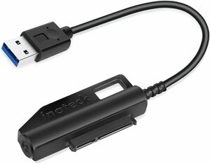 Inateck SATA-USB 3.0 変換アダプタケーブル、UASP対応可能、2.5インチSSD /HDD用 USB 3.0