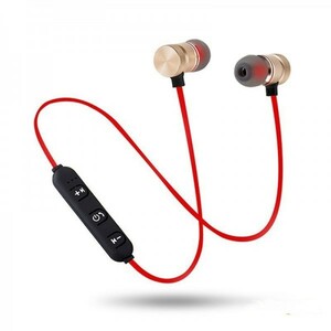 Bluetooth イヤホン ワイヤ ヘッドフォン 高音質 ブルートゥース ワイヤレス 防汗 防滴 ヘッドフォン iPhone、Android各種対応 赤