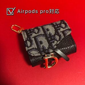airpods pro用ケース、カバー、お洒落、刺繍、落下防止、高品質
