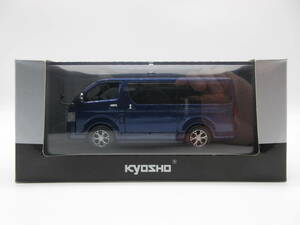 1/43 京商 トヨタ ハイエース 2014 スーパーGL Hiace Super GL 200系 ミニカー　ダークブルーマイカメタリック