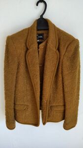 ルイジョーネ アンサンブル ウールジャケット ウールベスト B84 キャメル 同梱可 LOUIS JOONE ブラウン 茶色