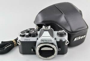 AB+ (良品) Nikon ニコン NEW FM2 シルバー ボディ CEマーク付き 最後期 初期不良返品無料 領収書発行可能