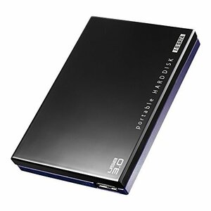 超激安　I-O DATA USB3.0/2.0ポータブルHDD超高速カクウスブラック 1TB HDPC-UT1.0KE (旧モデル