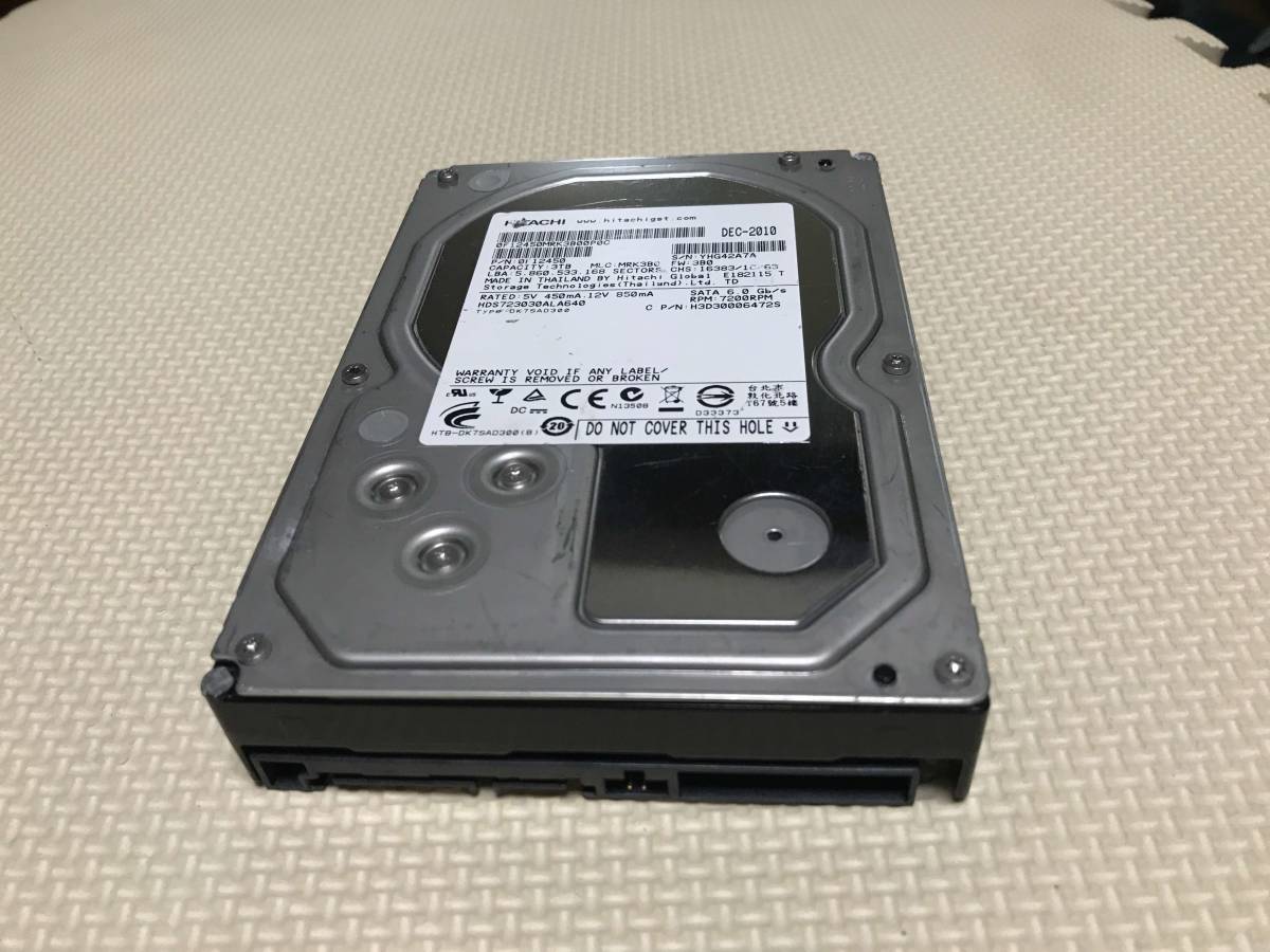 ヤフオク! -「hds723030ala640」の落札相場・落札価格 ヤフオク! -「hds723030ala640」の落札相場・落札価格