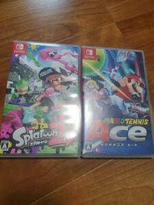 Nintendo Switch スプラトゥーン2 と マリオテニスエース