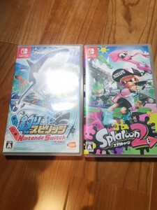 Nintendo Switch スプラトゥーン2 と 釣りスピリッツ