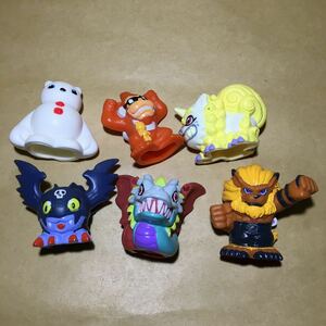 6 body set digimon finger doll figure e Ad lamon Leo mon pico tebimonsi-samon etc. 