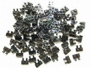 E20-3　未使用　LEGOバラパーツ　黒　60470　プレート 1 x 2 クリップ　約100個セット