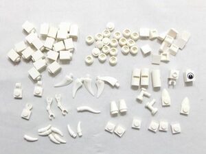 E122　LEGOバラパーツ　白　小さめパーツ系　まとめて大量㎏