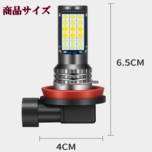 ヴィッツ H20.9-H22.11 KSP/NCP/SCP90系 フォグランプ H8 H11 H16 LED3色切り替え_画像2