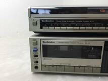 ★Technics テクニクス★SL-6/SA-K6 ダイレクトドライブ ターンテーブル/FM・AM ステレオカセットレコーダー【現状品/通電確認OK/未確認】_画像3