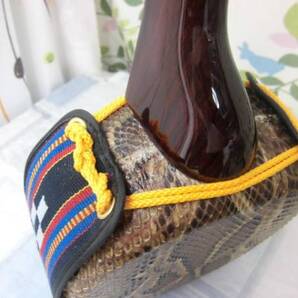 **限定(送料無料 63.000円 紫檀沖縄三線蛇皮強化張りと二丁入ハードケースセット