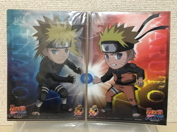 【即決・送料無料】 NARUTO / ミニクリアファイルセット ミナト カカシ ナルト