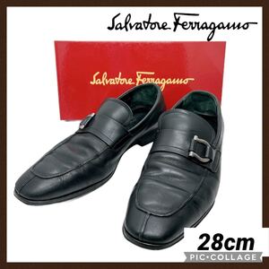 Salvatore Ferragamo フェラガモ ビジネスシューズ ガンチーニ ローファー 靴 メンズ ビットローファー 黒