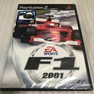 ◆新品未開封 F1 2001 PS2 EAスポーツ　ステアリングコントローラGT FORCE対応　フォーミュラワン